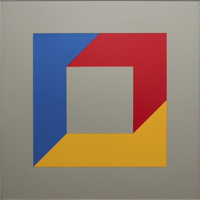 Untitled | 1983 | Formica on wood | 90 x 90 cm