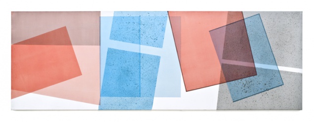 2014 | Acr�lica sobre tela | 60 x 180 cm (Cor, Plano: Suspens�o 13)