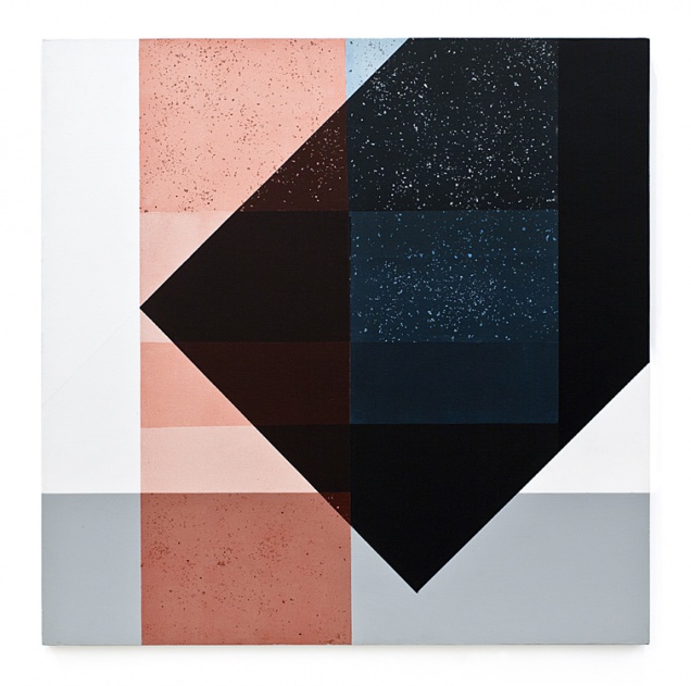 2014 | Acr�lica sobre tela | 100 x 100 cm (Cor, Plano: Suspens�o 4)